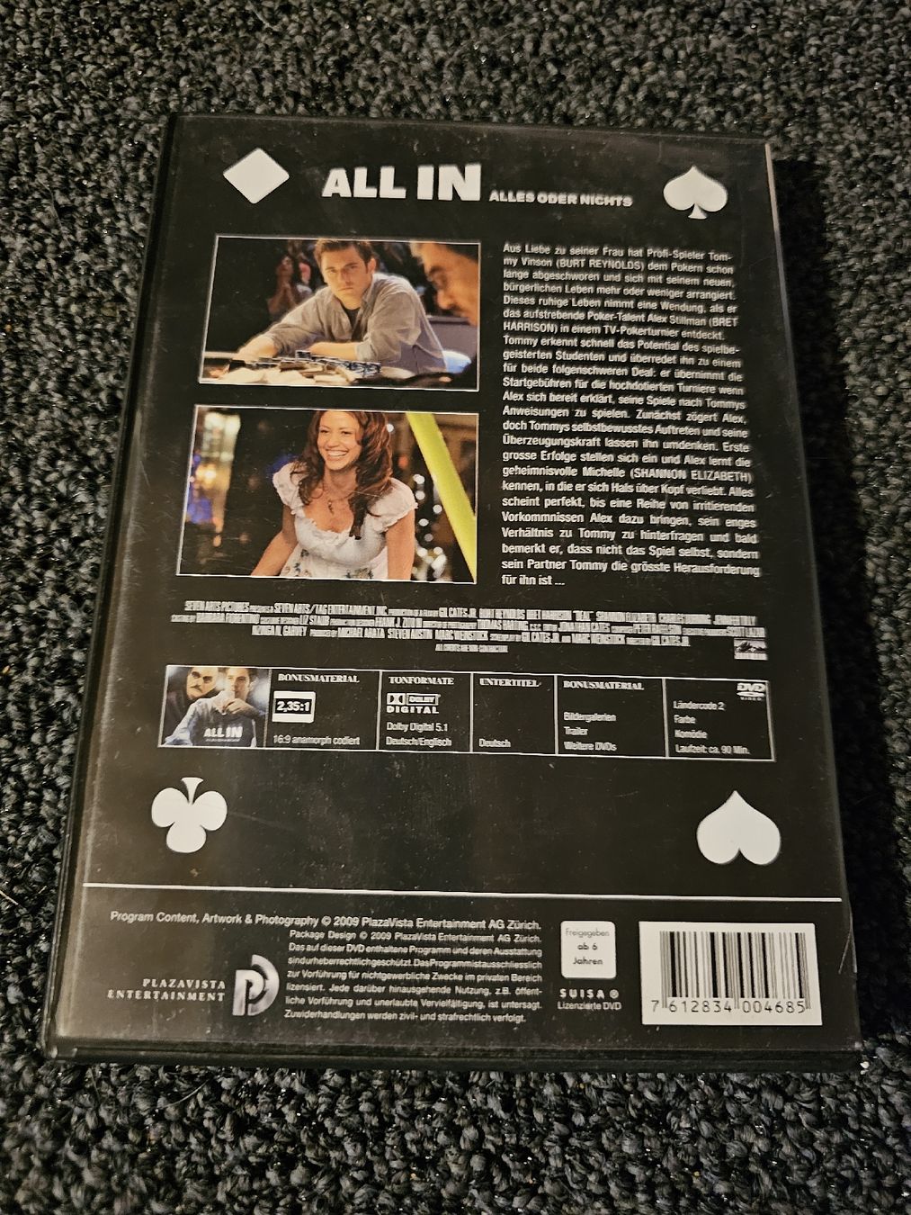 Tutti i DVDs: DVD All In - Alles oder nichts(14988) – Usato da Ruswil venduto da jan_bxl5 1