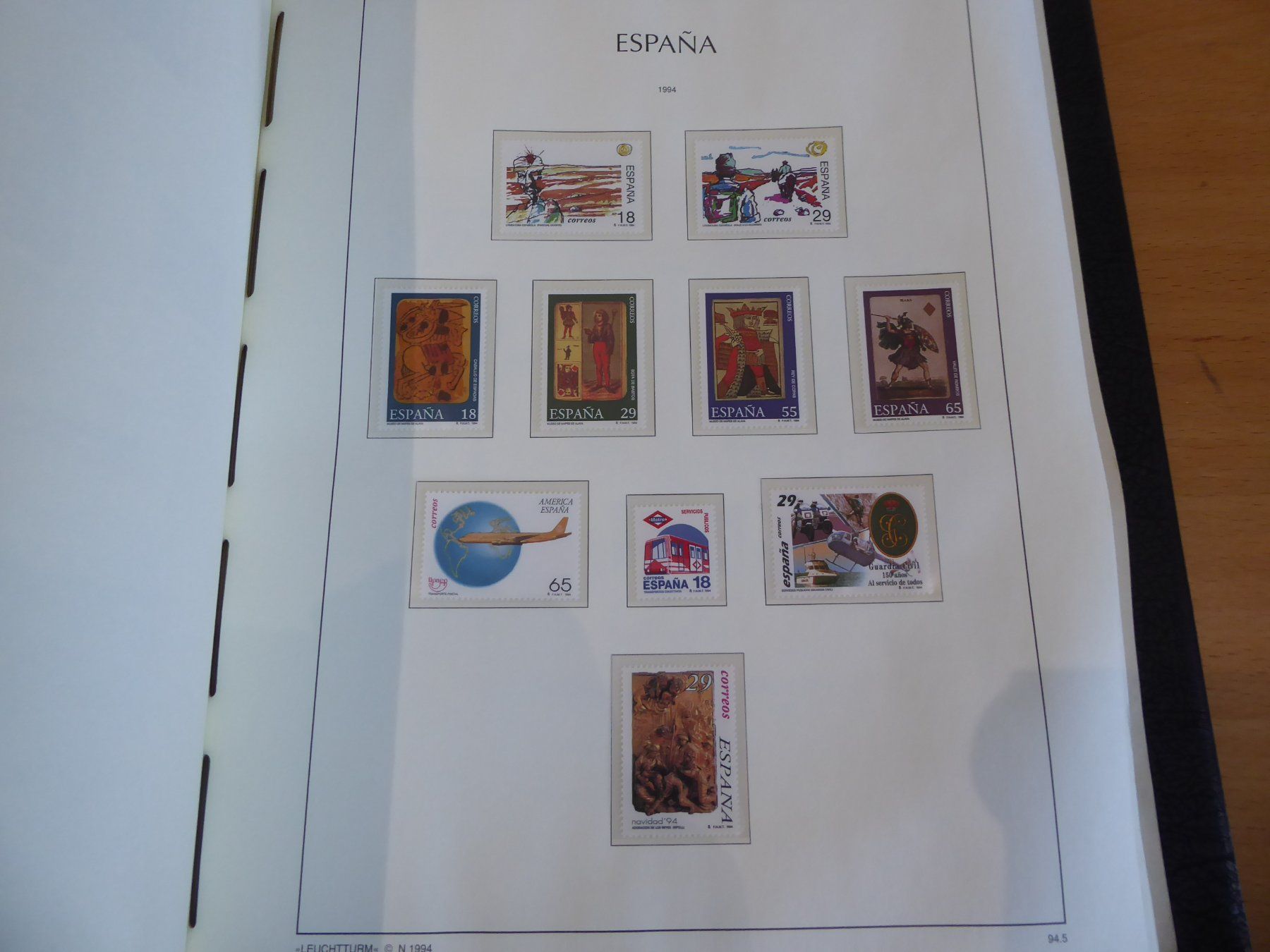 Tutti i francobolli: TOP Sammlung Spanien 1996-2003 mit 40 Seiten Inhalt – Usato da Rothrist venduto da swisstools 3