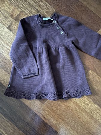 Strickkleid organic cotton, Grösse 86