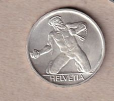 Pièce commémorative de 5 francs en argent 1944