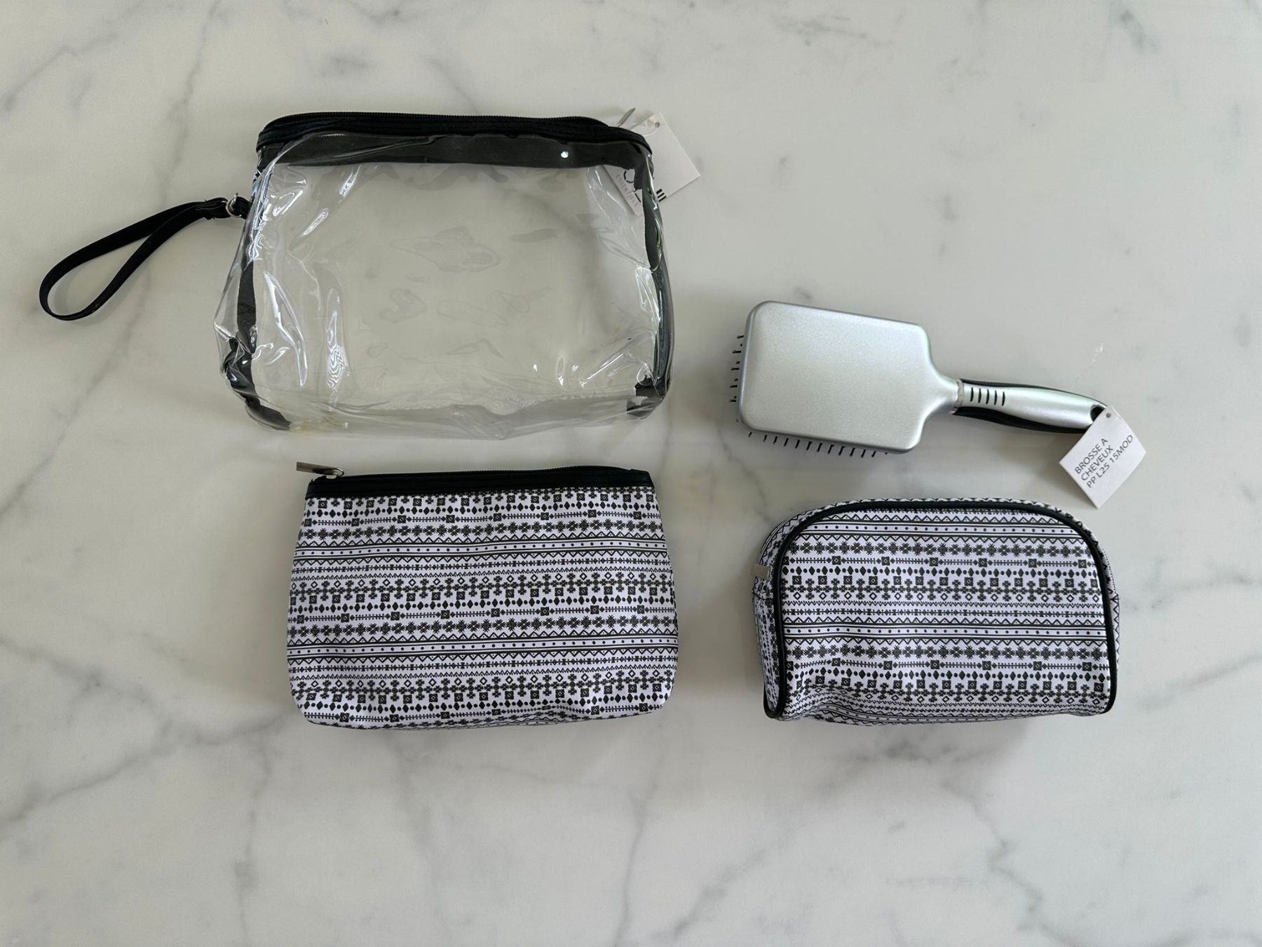 Altro per la cura dei capelli: Haarbürste Set mit 3 Necessaires, Neu ! – Nuovo e nell'imballaggio originale da Lausen venduto da Swissart123 1