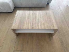 Salontisch Holzoptik mit Ablage