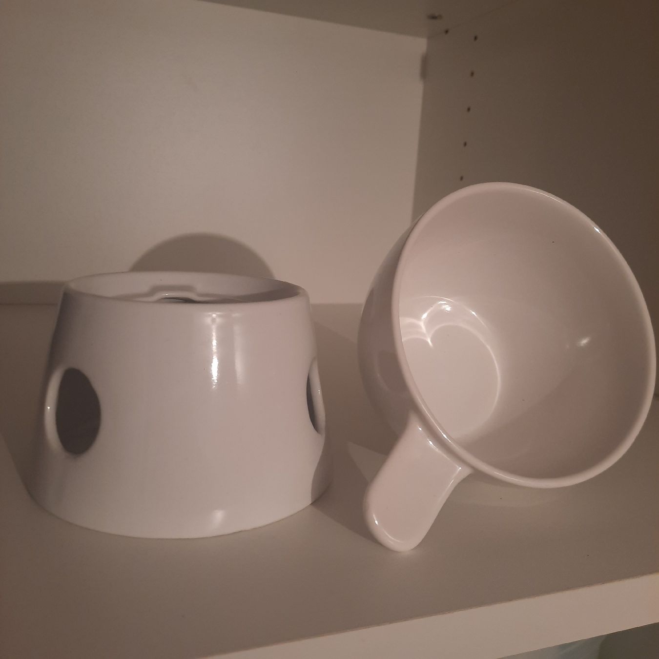Appareils de cuisine: Schoko-Fondue, weiss, Keramik – Neuf (Voir description) à Niederbuchsiten par Cheasily