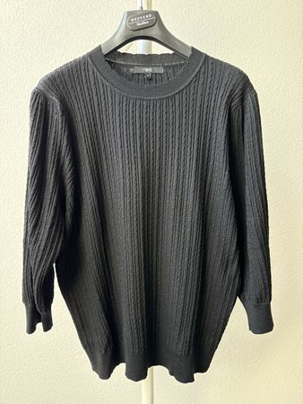 Schwarzer Next Strickpullover, Gr. 48