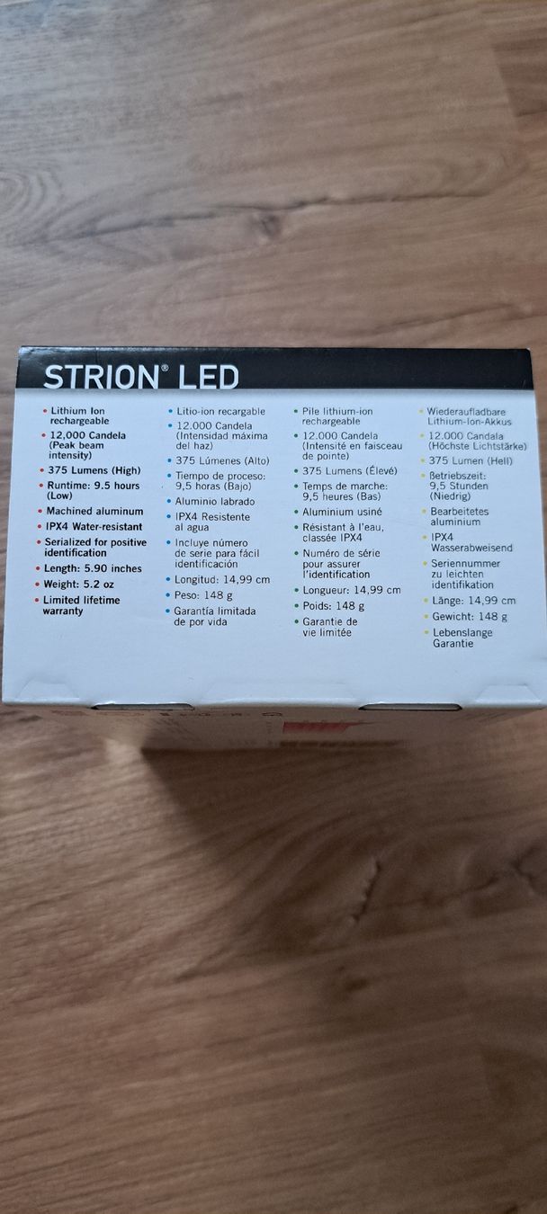 Lampade: Taschenlampe Streamlight Strion LED 375 Lumen – Nuovo (secondo la descrizione) da Kirchberg SG venduto da saiimen94 1
