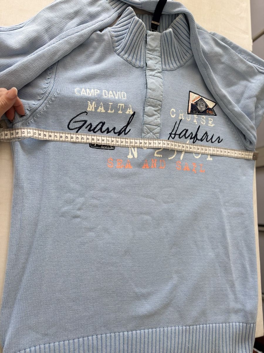 Camp David Maglioni & Felpe: Camp David Herren Pullover, hellblau, Grösse S, Top Zustand! – Nuovo (secondo la descrizione) da Bäretswil venduto da Viechel 3