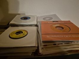 Schallplatten-Sammlung, 7-Zoll-Singles