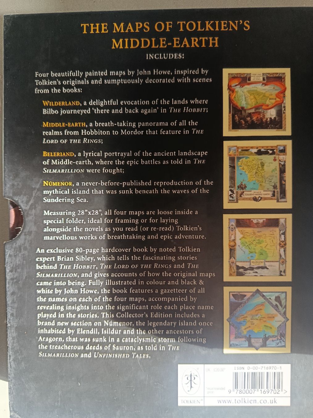 Livres: Libri J.R.R. Tolkien e Mappe della Terra di Mezzo – Neuf avec emballage d'origine à Bellinzona par vin_jm7f 2