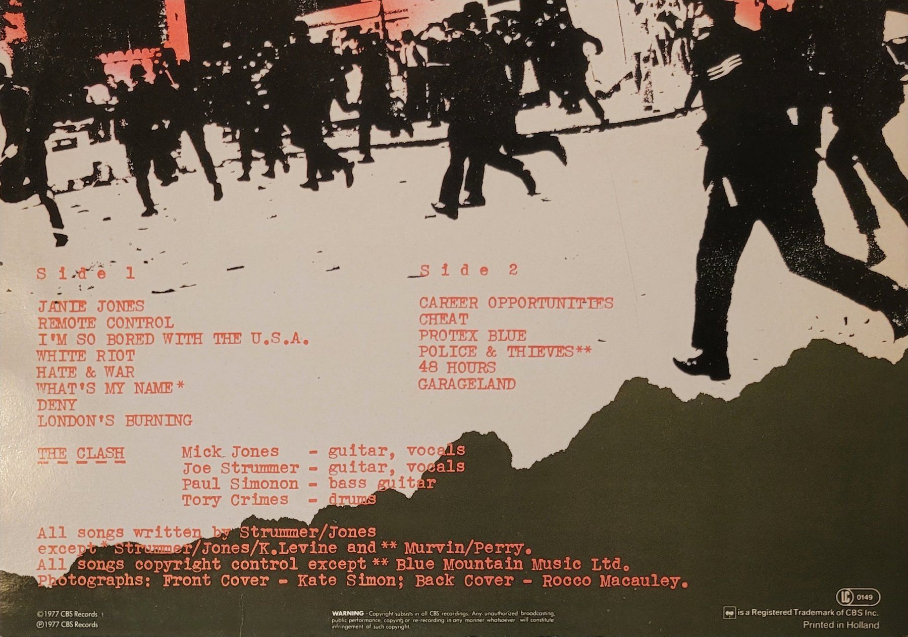 Dischi in vinile: The Clash - Vinyl von 1977 – Usato da Zürich venduto da Avd 2