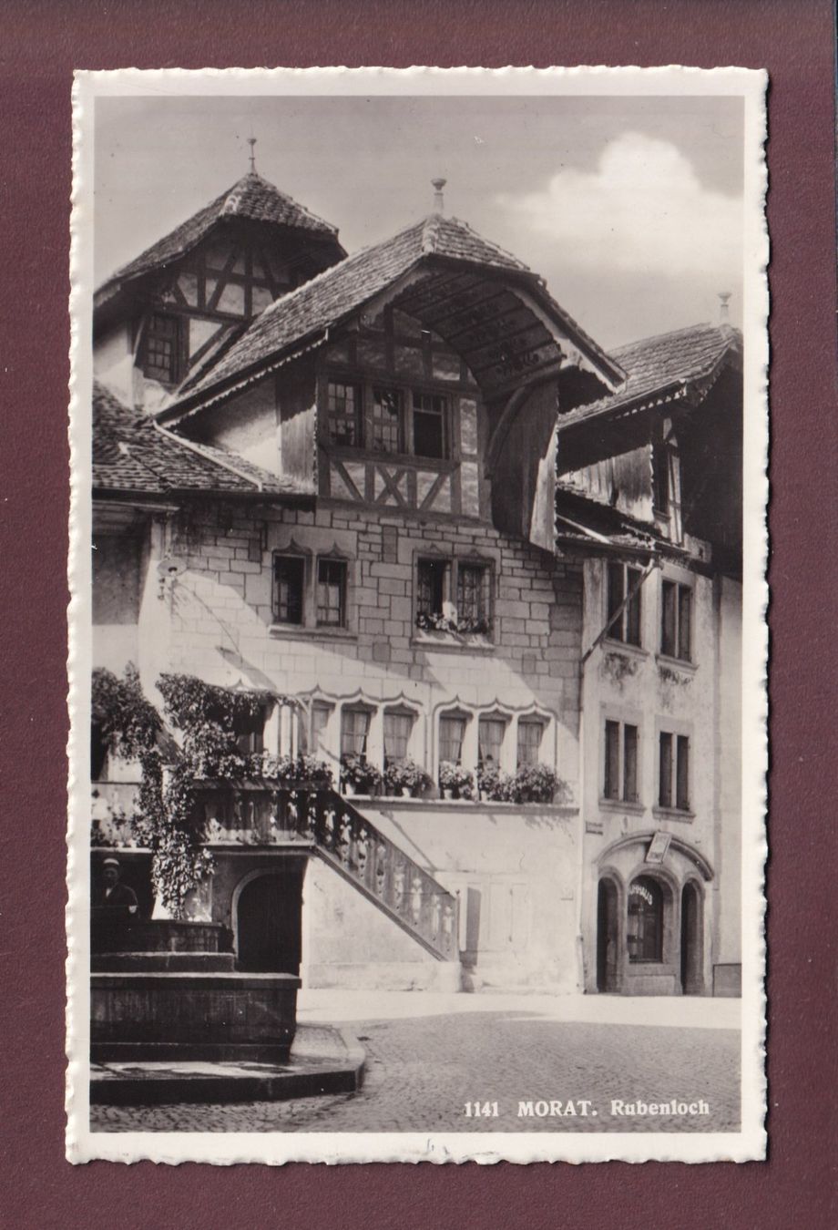 Ansichtskarten: MORAT - Rubenloch - 1940 – Gebraucht aus Pully von nicecards