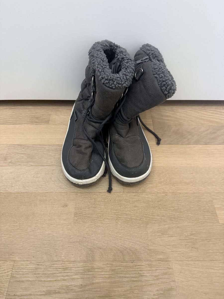 Scarpe per ragazze: Winterboots, Damen, Grau, Grösse 33 – Usato da Winkel venduto da zucchetti