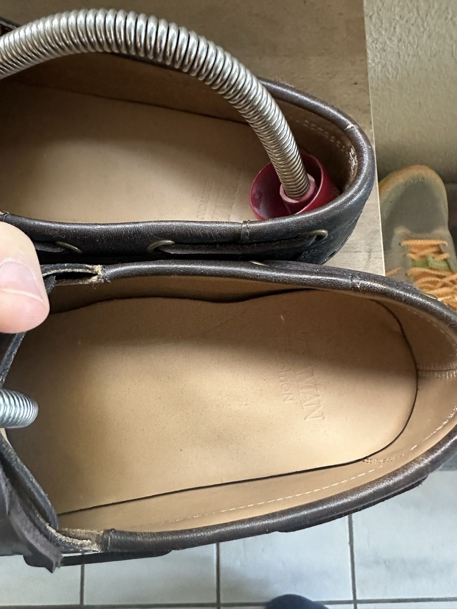 Zara Scarpe da uomo: Bootsschuhe Leder Zara 42 – Nuovo (secondo la descrizione) da Männedorf venduto da willywonka14 4