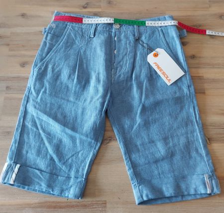 Neue FREESOUL Bermuda Shorts Gr. 29 Leinen-Baumwolle