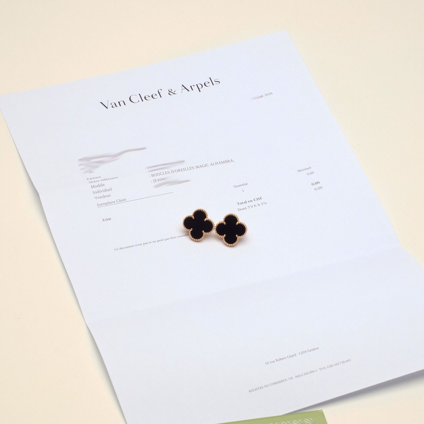 Orecchini pendenti & Orecchini a lobo: RARE Boucles d’oreilles VAN CLEEF ARPELS Magic Alhambra – Nuovo (secondo la descrizione) da Carouge GE venduto da TLD 6