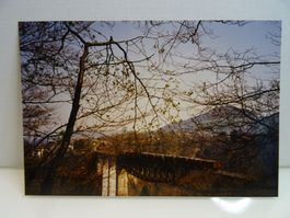 Foto BT/SBB Re 4/4" Güterzug Sitter Brücke St.Gallen 91