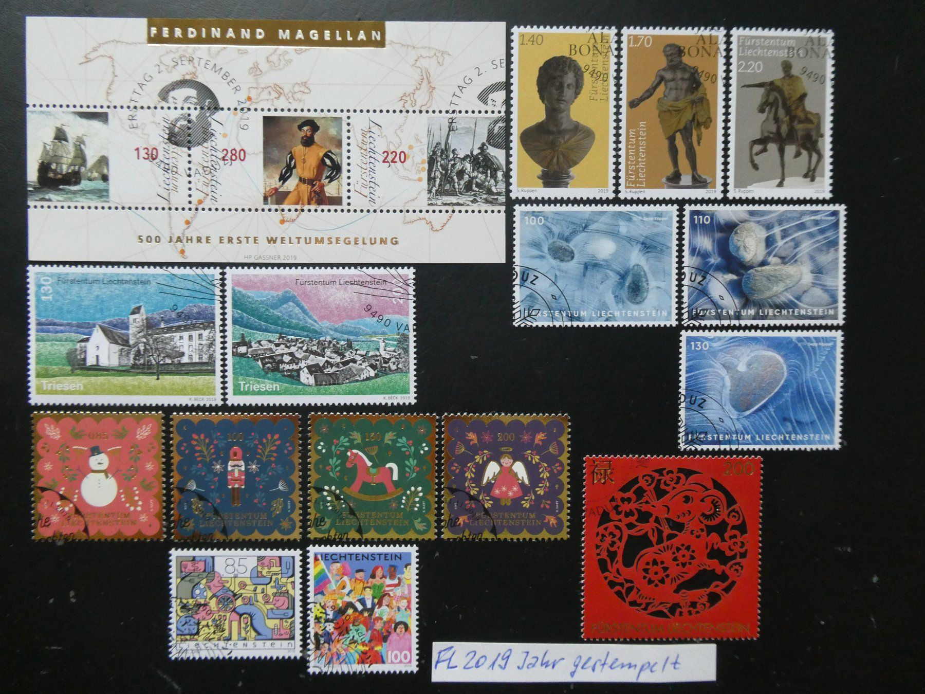 Alle Briefmarken: FL 2019 Jahr gestempelt – Gebraucht aus Lausen von Herbamare01 1