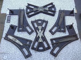 MÄRKLIN Kreuzungen und Weichen Spur 0