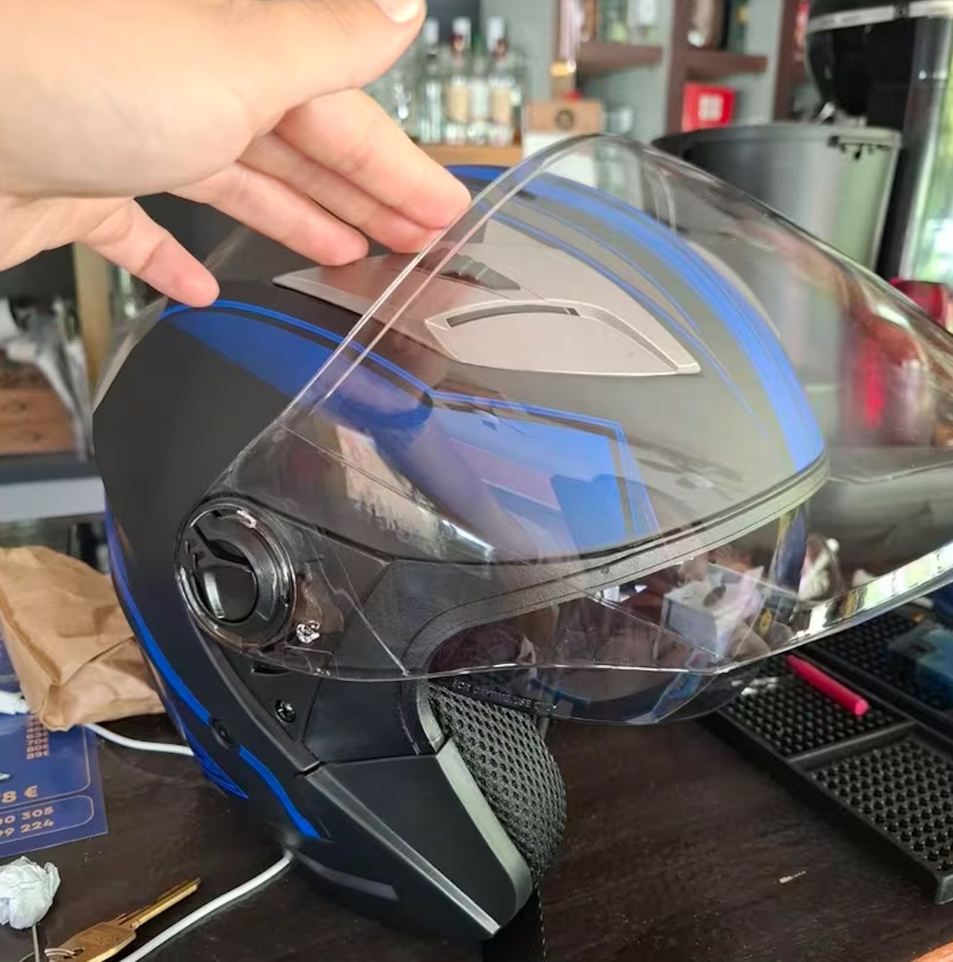Caschi & visiere: Casque de moto neuf Taille M – Nuovo (secondo la descrizione) da Bienne venduto da Daniel_Schader 1