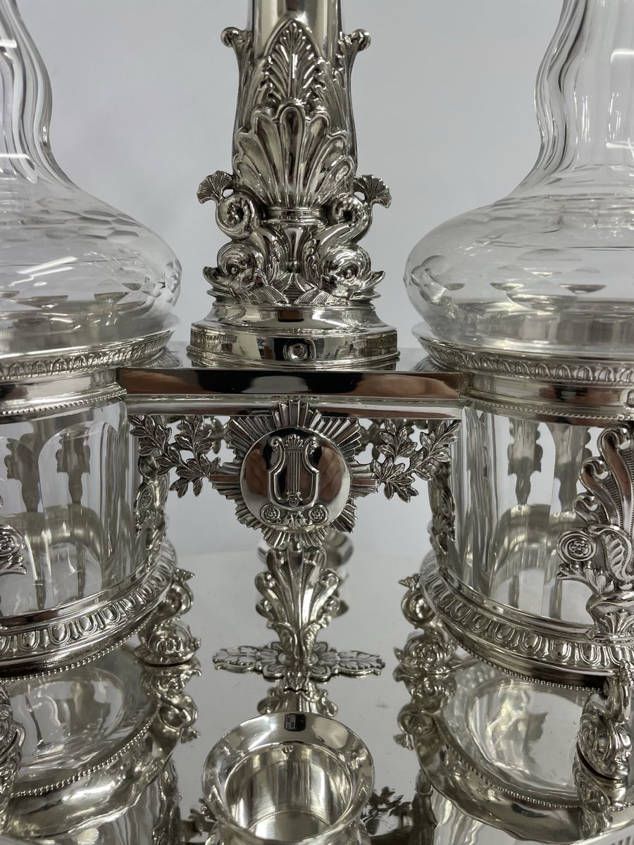 Karaffen: Antikes Silber Öl und Essig set. – Gebraucht aus Zürich von Finn_Derlohn 3