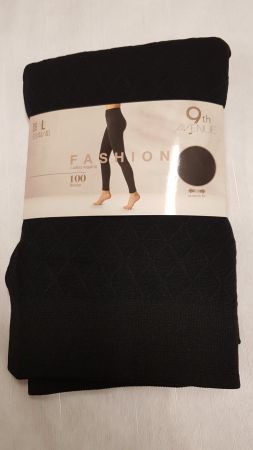 9th AVENUE FASHION Ladies Thermoleggins schwarz Gr. 44/46 L