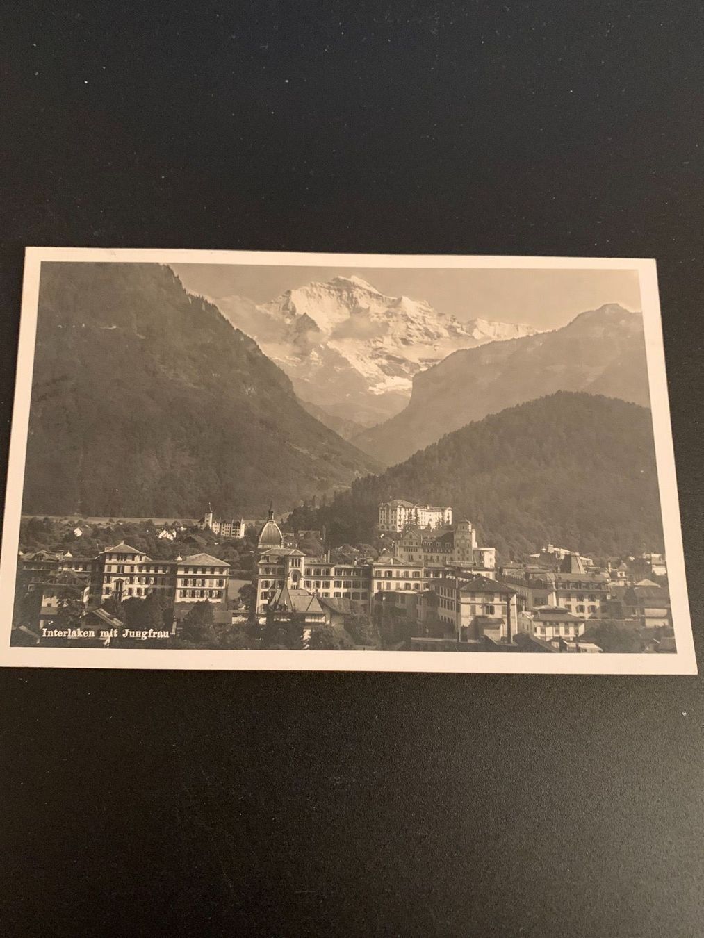 Cartoline postali: Interlaken mit Jungfrau – Usato da Zürich venduto da jimmy_12