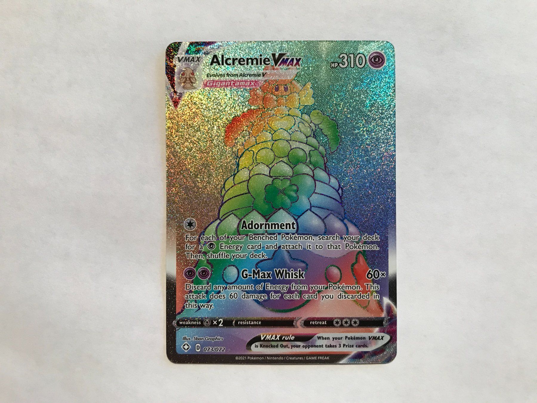 Pokémon Cartes à collectionner: Alcremie Vmax Rainbow EN – D'occasion à Hagendorn par Pokecollectorch 1