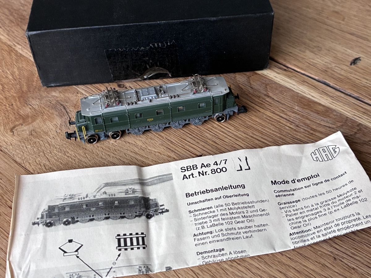 Hag Modellini di ferrovie: HAG Ae4/7 Spur n analog – Nuovo (secondo la descrizione) da Neunkirch venduto da Steff74 1