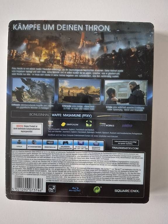 Spiele: Final Fantasy XV PS4 Steelbox – Gebraucht aus Horw von Mschaefer 4