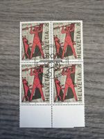 Briefmarken Europa 1990 Helvetia 90 Rappen 4er Block