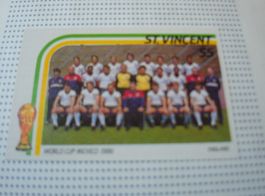 St. Vincent, Beleg Phasendruck 1986 **, " Fussball-WM Mexico
