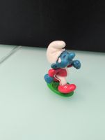 Figurine Schtroumpf coureur vintage Peyo