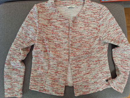 Tom Tailor Strickblazer bunt meliert Gr. L wenig getragen