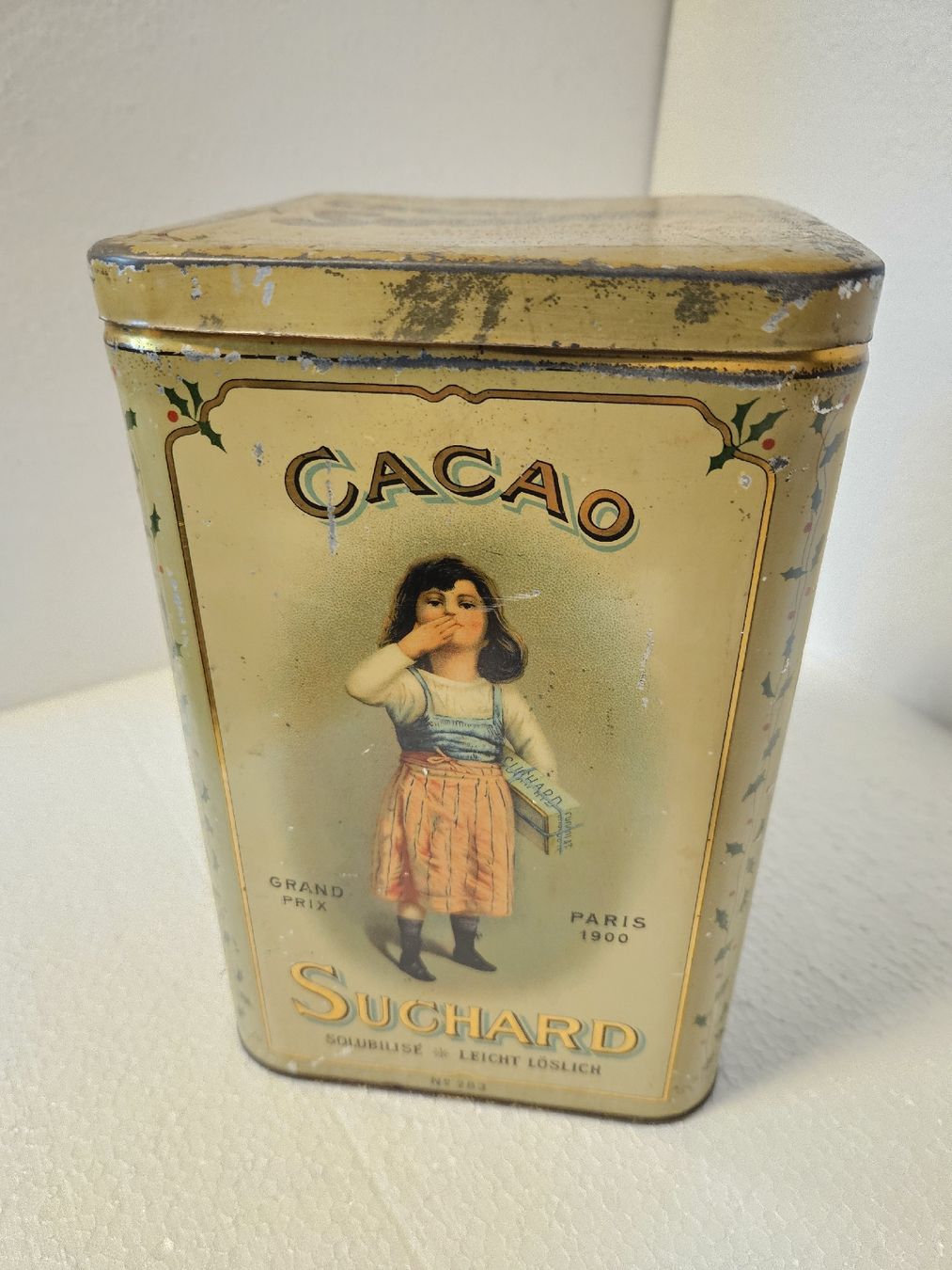 Sonstiges zum Sammeln & Seltenes: Blechdose antik Cacao Suchard – Gebraucht aus Haslen GL von Sandra40