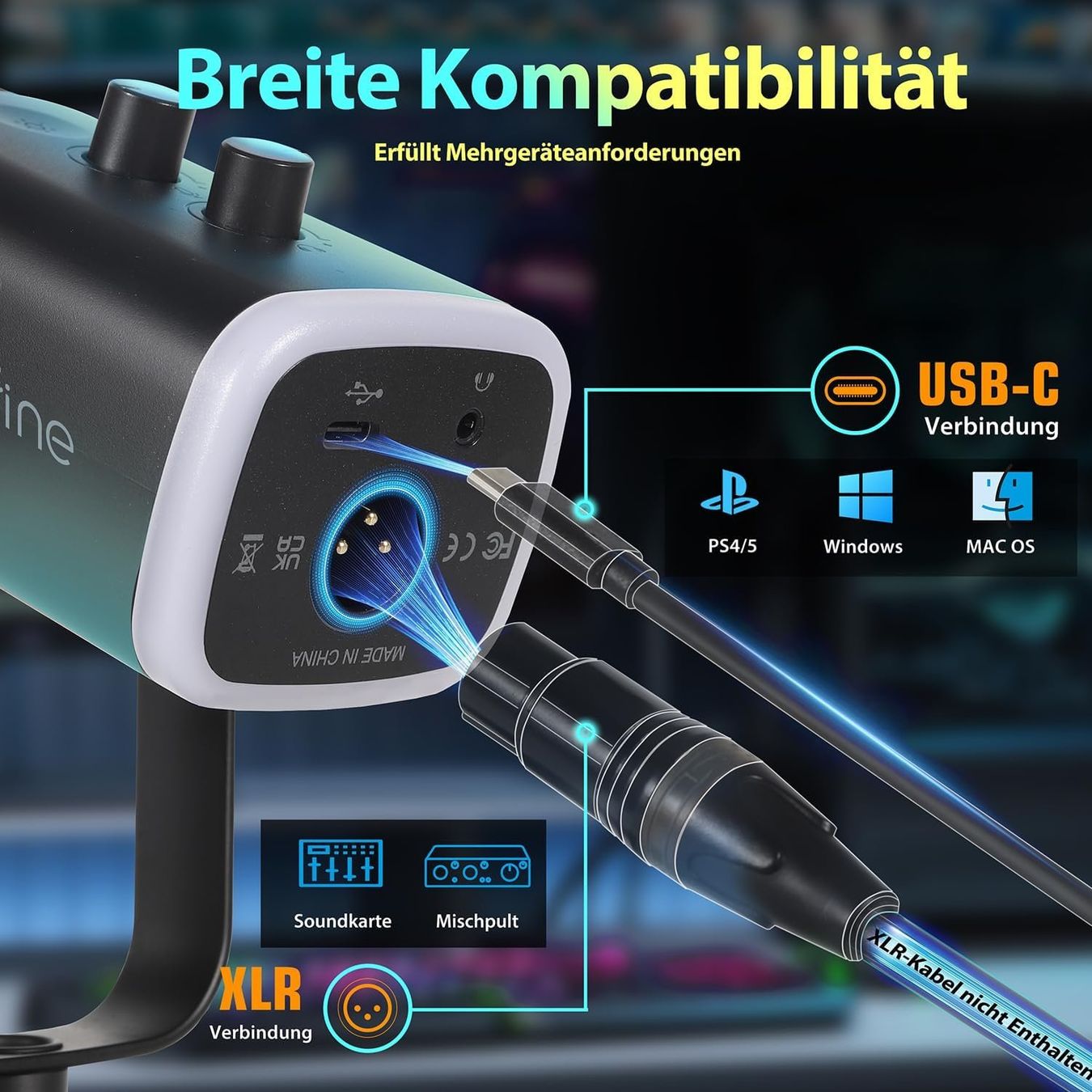 Mikrofone: Gaming Mikrofon XLR USB dynamisch Streaming Podcast PC – Neu und originalverpackt aus Neuhausen am Rheinfall von HugoVerkauft 2