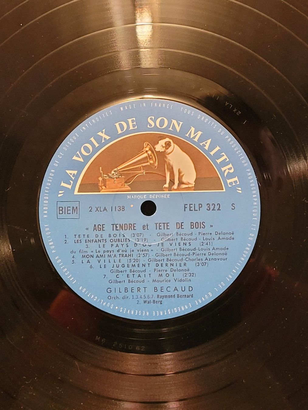 Dischi in vinile: Vinyle Gilbert Bécaud "Age Tendre" 33T – Usato da La Chaux-de-Fonds venduto da reu_kx5l 2