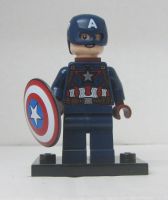 LEGO Super Heroes sh0973 " Captain America - Dark Blue Suit