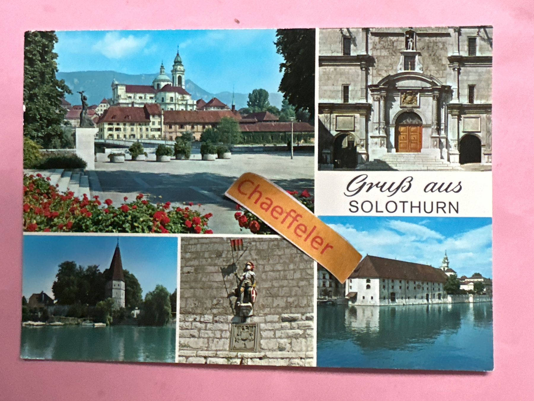 Ansichtskarten: 1986 Gruss aus Solothurn – Gebraucht aus Zürich von Chaeffeler