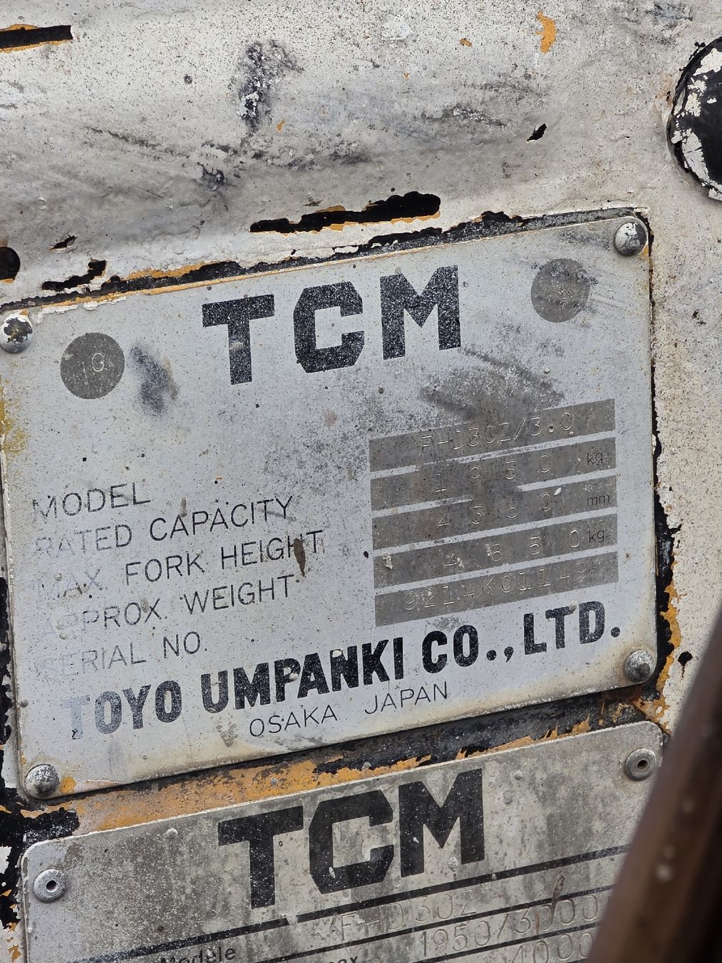 TCM Carrelli elevatori e a forche: TCM FHD30Z – Usato da Froideville venduto da Iseki1910 5