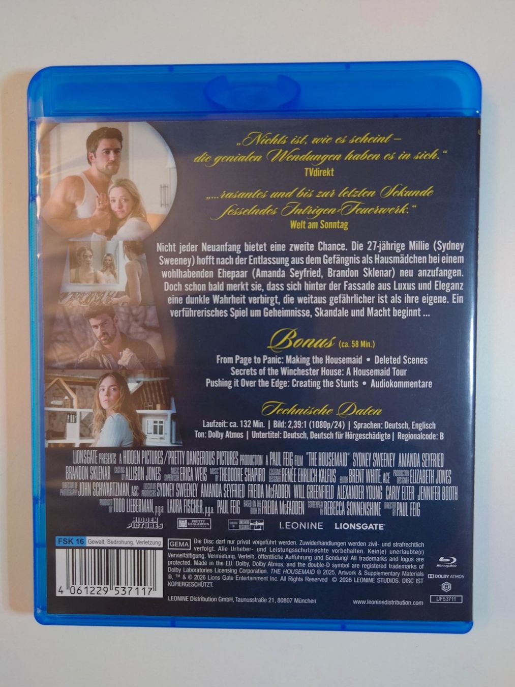 Alle DVDs: The Housemaid Blu-Ray – Neu (gemäss Beschreibung) aus Kaiseraugst von flo_ydd2 1
