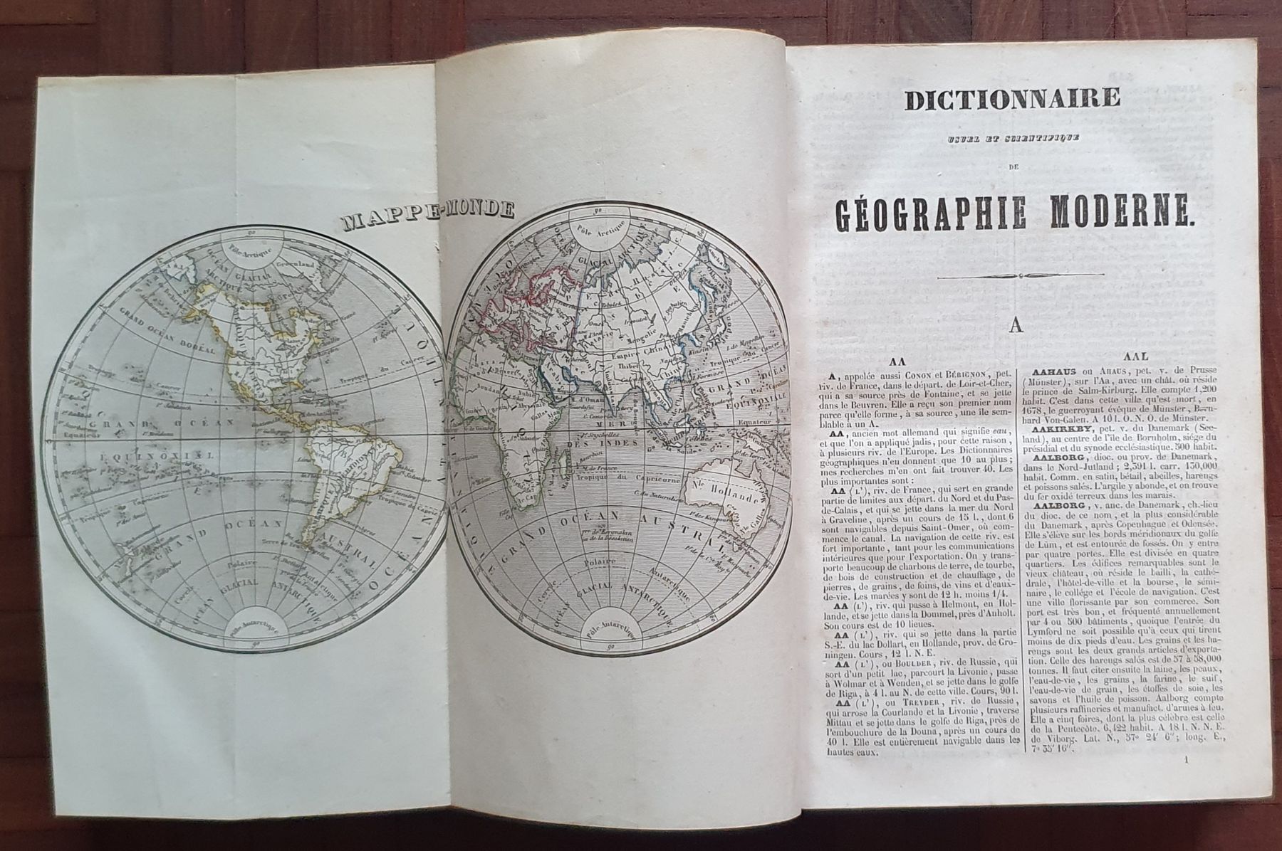 Libri: Buch 1840 - Geographie DOMENY – Usato da Kreuzlingen venduto da Rschweiz1 1