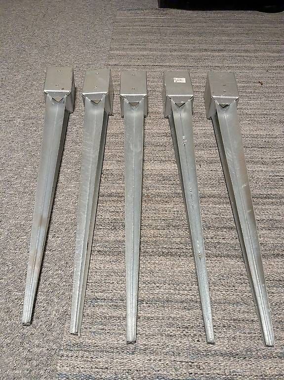 Supporti a parete: 5x Einschlaghülsen 91 x 91 mm – Nuovo (secondo la descrizione) da Oetwil am See venduto da madtrash 2