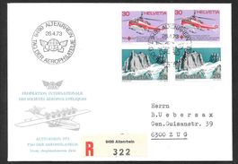 Sonderbrief Tag der Aerophilatelie Altenrhein 28.4.1973