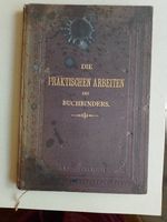 livre ancien "Die praktischen arbeiten des Buchbinders"