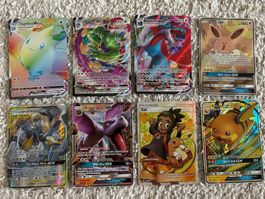 Pokémon Sammelkarten Vmax,Gx,Trainer,Tag Team ,Serie