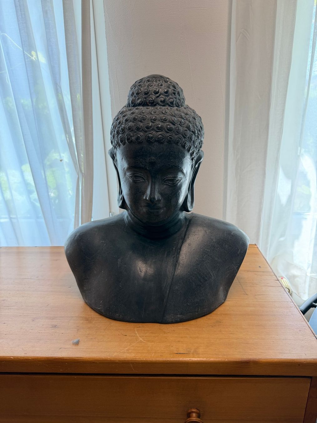 Figuren: Buddah Büste, 50cm,  Ton – Gebraucht aus Wil SG von Diomaiuta61 1
