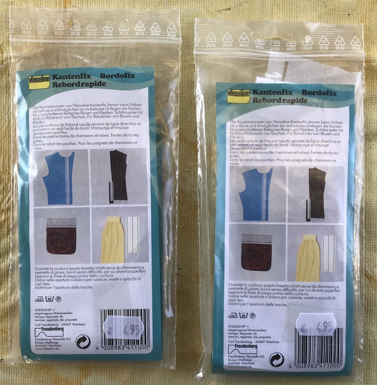 Kit bricolage: LOT VLIESELINE KANTENFIX – Nuovo e nell'imballaggio originale da Ostermundigen venduto da wini63 1