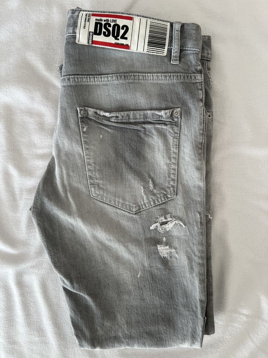 Dsquared2 Jeans: Dsquared2 Jeans Grey Size 52 Distressed Condition – Usato da Gossau ZH venduto da iulian7