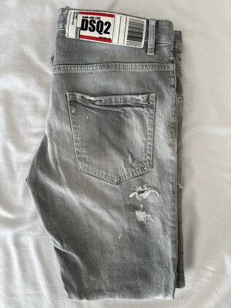 Dsquared2 Jeans Grey Size 52 Distressed Condition