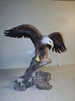 Adler Skulptur aus Polystone - Deko für ihr zu Haus (nov583)