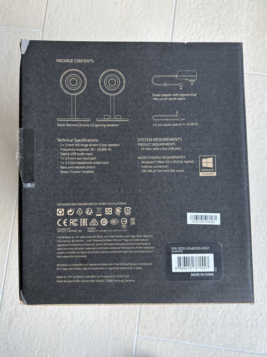 Razer Lautsprecher: Razer Nommo Chroma Gaming Speakers – Gebraucht aus Meggen von Isabelmeg 2